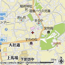 長野県諏訪郡下諏訪町3537周辺の地図