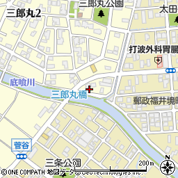 福井県福井市三郎丸1丁目104周辺の地図