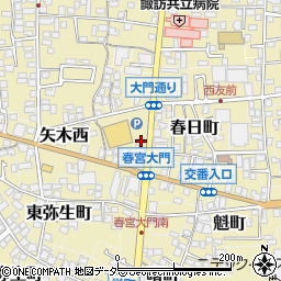 長野県諏訪郡下諏訪町18-5周辺の地図
