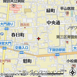 長野県諏訪郡下諏訪町265-5周辺の地図