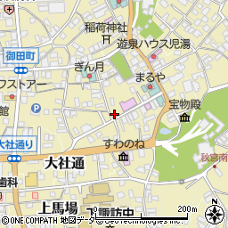 長野県諏訪郡下諏訪町3284-1周辺の地図