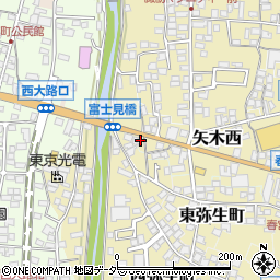 長野県諏訪郡下諏訪町34周辺の地図