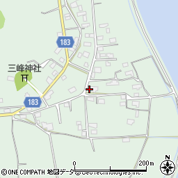 茨城県行方市山田691周辺の地図