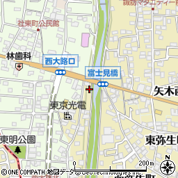 長野県諏訪郡下諏訪町1周辺の地図
