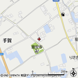 茨城県行方市手賀1257周辺の地図