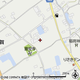 茨城県行方市手賀1252周辺の地図