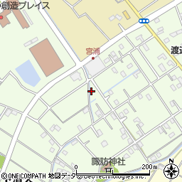 埼玉県久喜市下清久周辺の地図
