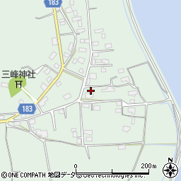 茨城県行方市山田693周辺の地図