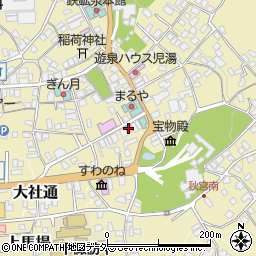 宿場街道資料館周辺の地図