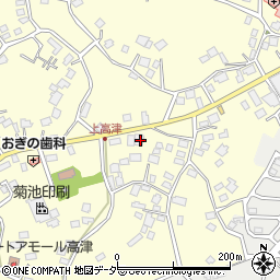 茨城県土浦市上高津870周辺の地図