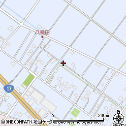 埼玉県鴻巣市八幡田周辺の地図