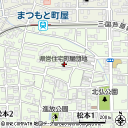 県営住宅町屋団地周辺の地図