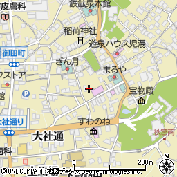 長野県諏訪郡下諏訪町3286周辺の地図