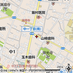 埼玉県幸手市中周辺の地図