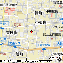 長野県諏訪郡下諏訪町270-5周辺の地図