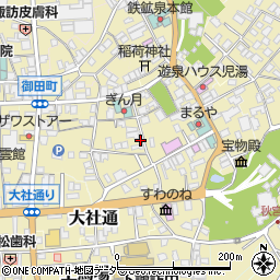 長野県諏訪郡下諏訪町立町周辺の地図