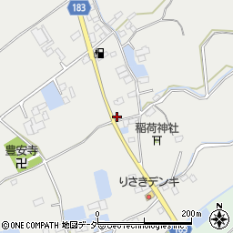 茨城県行方市手賀1243周辺の地図