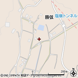 長野県塩尻市勝弦1575-2周辺の地図