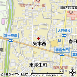 長野県諏訪郡下諏訪町28周辺の地図