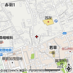宮坂アパート周辺の地図