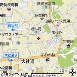 長野県諏訪郡下諏訪町3308-2周辺の地図