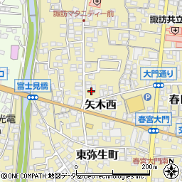 長野県諏訪郡下諏訪町29-6周辺の地図