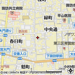 長野県諏訪郡下諏訪町270-7周辺の地図