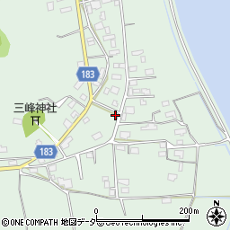 茨城県行方市山田1223周辺の地図