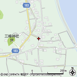 茨城県行方市山田1223周辺の地図