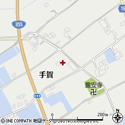 茨城県行方市手賀1192周辺の地図