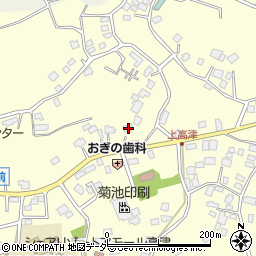 茨城県土浦市上高津1277周辺の地図