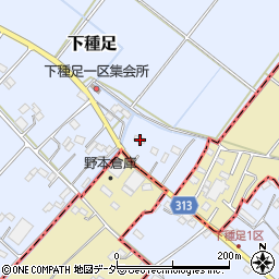 埼玉県加須市下種足117周辺の地図