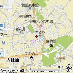長野県諏訪郡下諏訪町3300周辺の地図