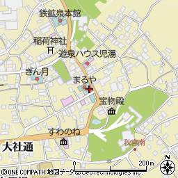 長野県諏訪郡下諏訪町3304周辺の地図