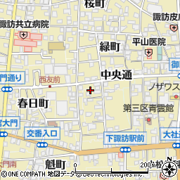 長野県諏訪郡下諏訪町270-11周辺の地図