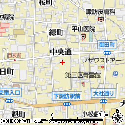 長野県諏訪郡下諏訪町310周辺の地図