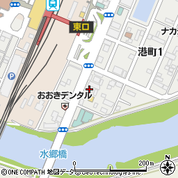香陵住販株式会社　土浦支店周辺の地図