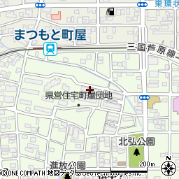 県営住宅町屋２１号館周辺の地図