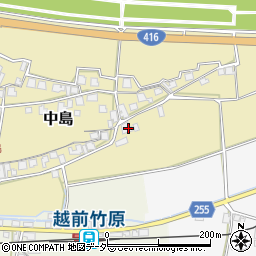 福井県吉田郡永平寺町中島5-6周辺の地図
