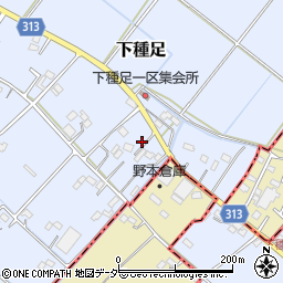 埼玉県加須市下種足440周辺の地図