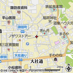 長野県諏訪郡下諏訪町3190-19周辺の地図