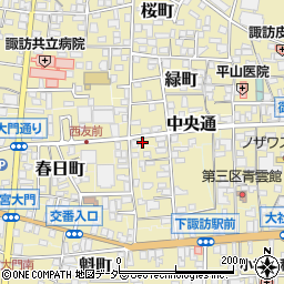 長野県諏訪郡下諏訪町270-17周辺の地図