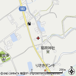 茨城県行方市手賀1241周辺の地図