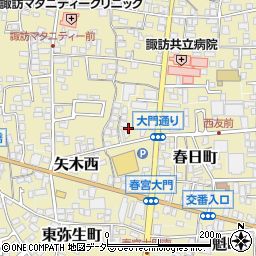 長野県諏訪郡下諏訪町136周辺の地図