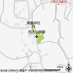 西方公民館周辺の地図