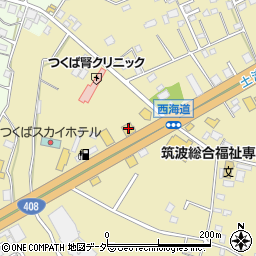 はま寿司つくば小野崎店周辺の地図