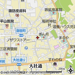 長野県諏訪郡下諏訪町3313-2周辺の地図
