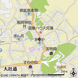 長野県諏訪郡下諏訪町3344周辺の地図