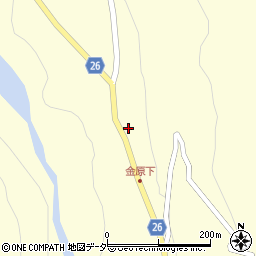 長野県松本市奈川周辺の地図