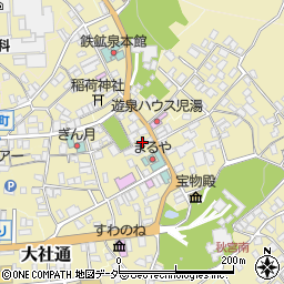 長野県諏訪郡下諏訪町3347周辺の地図